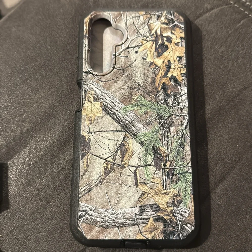 6.6” Woods Phone Case with Belt Clip for Samsung A14 5G